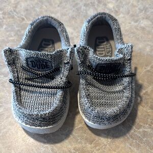 Hey Dude Gray Sneakers with Rubber Sole